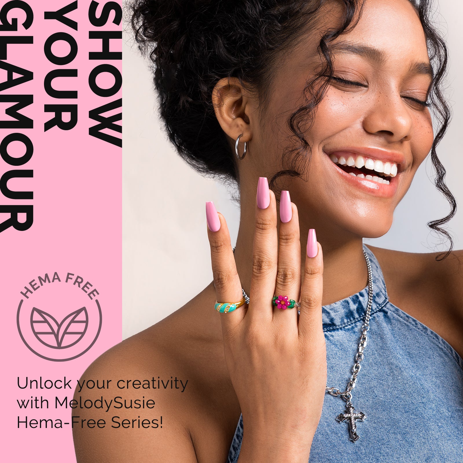 012 Pretty Pink - HEMA-Free Gel Nail Polish 0.5 fl oz/15ml - 图片4