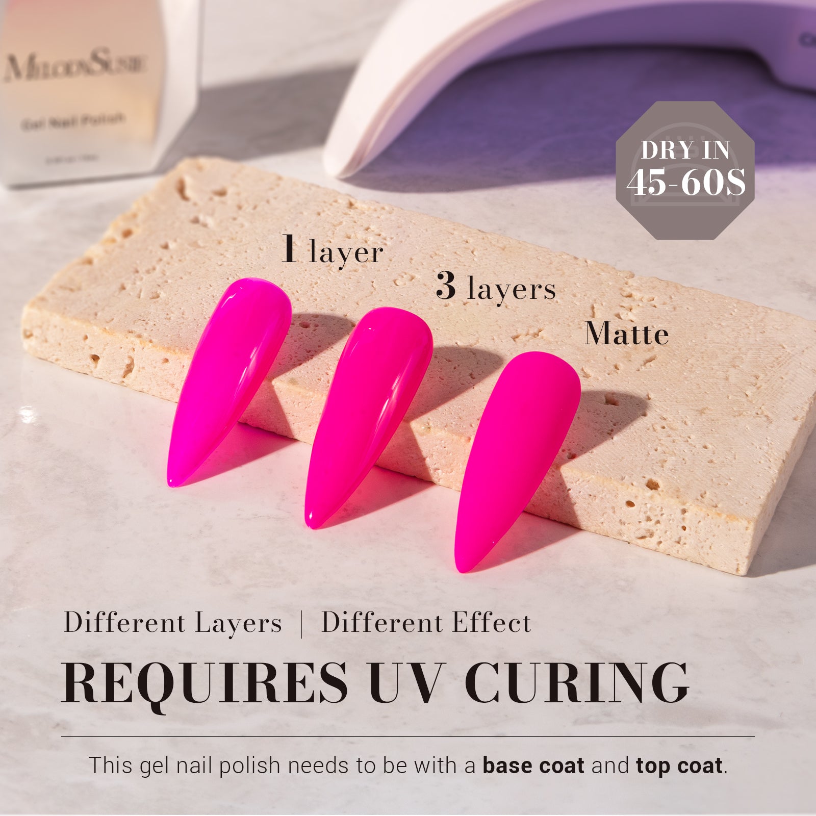 027 Peony Pink - TPO-Free Faster UV Curing Gel Nail Polish 0.5 fl oz/15ml