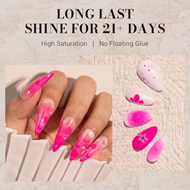 027 Peony Pink - TPO-Free Faster UV Curing Gel Nail Polish 0.5 fl oz/15ml