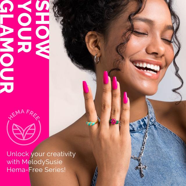 027 Peony Pink- HEMA-Free Gel Nail Polish 0.5 fl oz/15ml