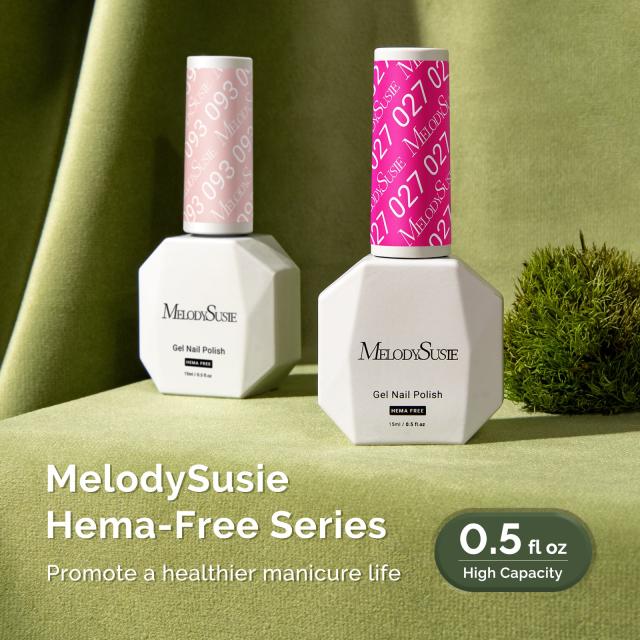 027 Peony Pink- HEMA-Free Gel Nail Polish 0.5 fl oz/15ml