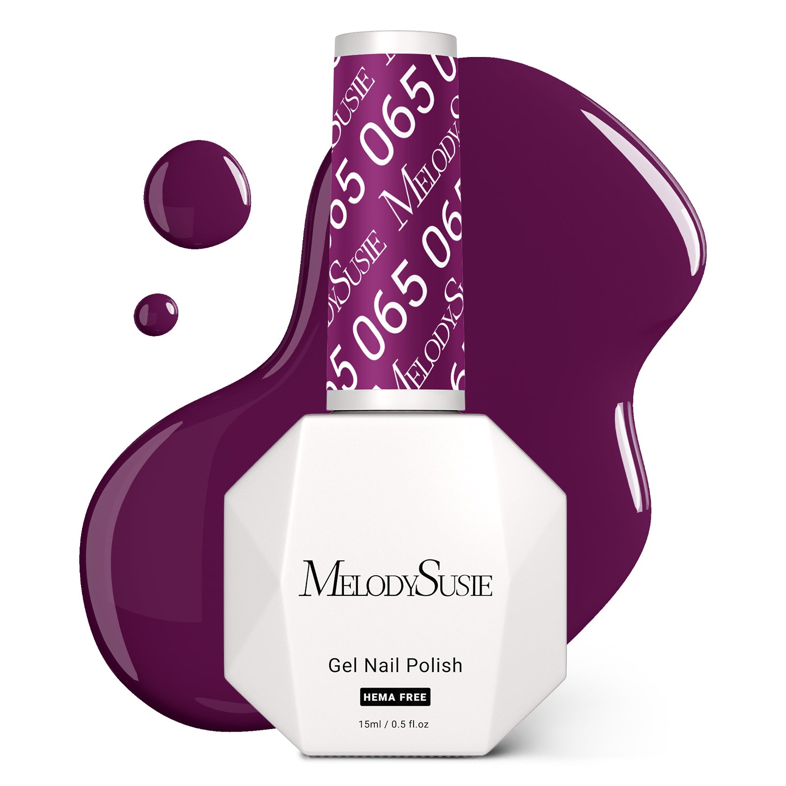065 Passion Purple - HEMA-Free Gel Nail Polish 0.5 fl oz/15ml