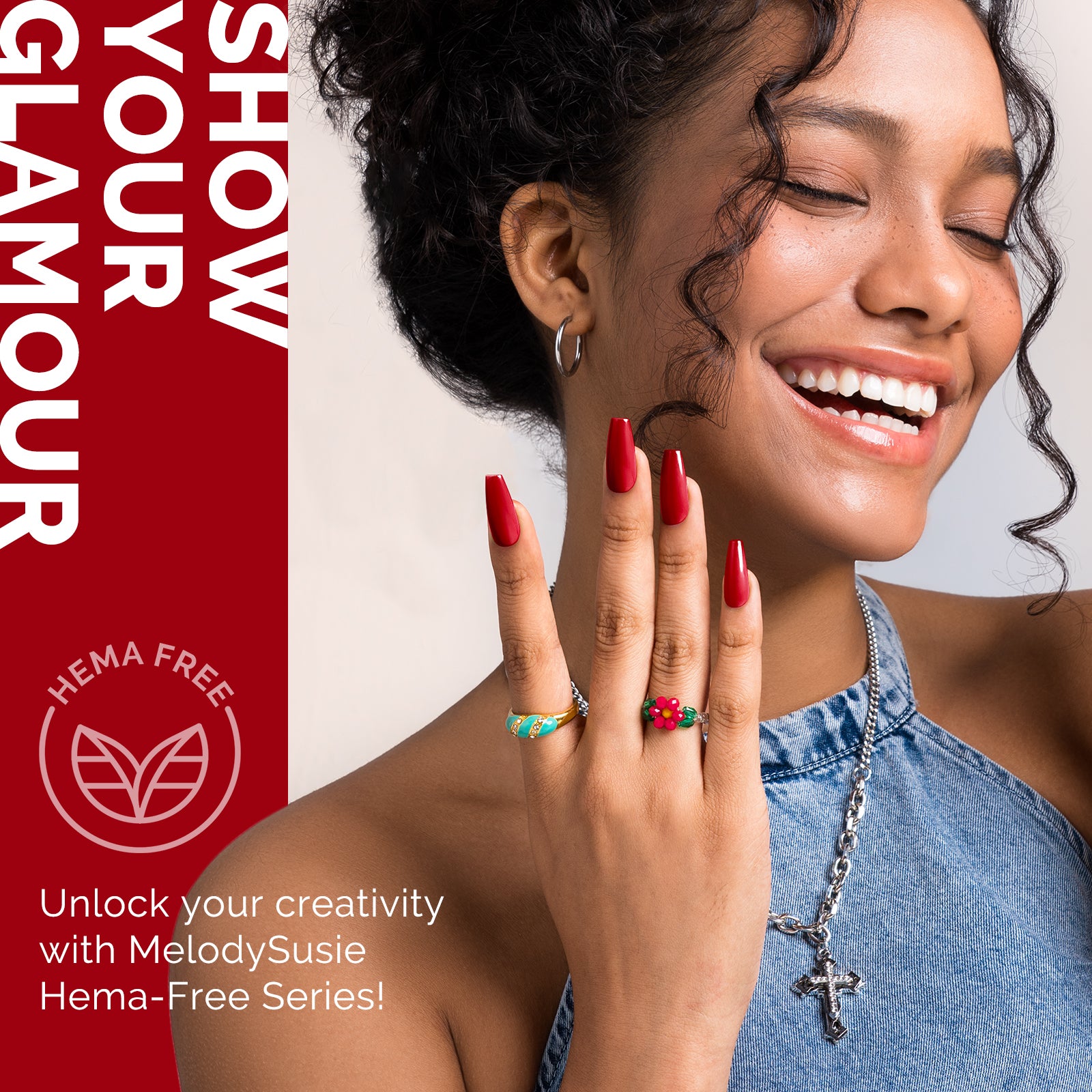 072 Red - HEMA-Free Gel Nail Polish 0.5 fl oz/15ml - 图片4