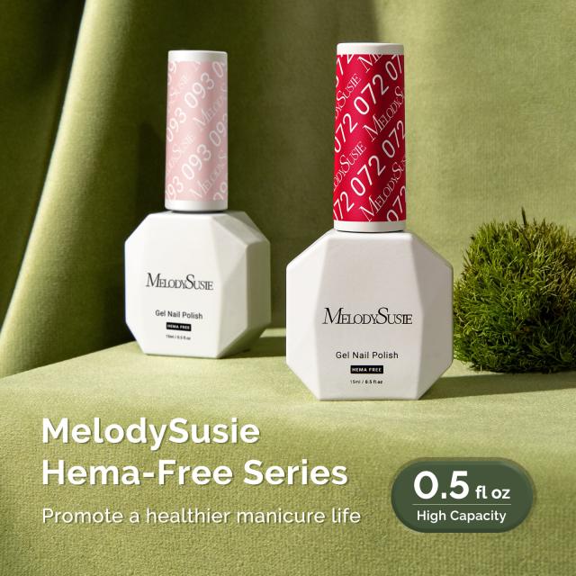 072 Red - HEMA-Free Gel Nail Polish 0.5 fl oz/15ml