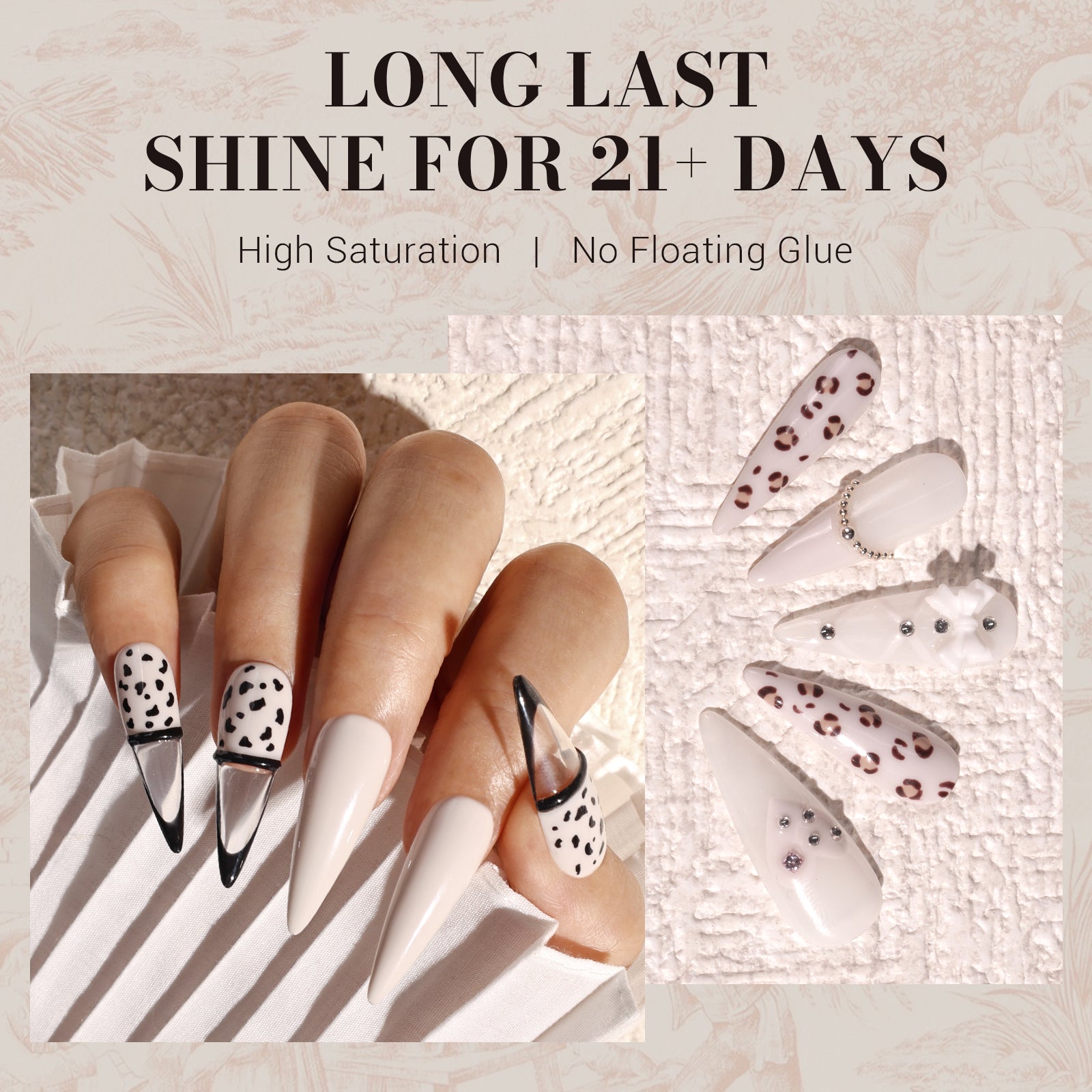 095 Glaze White  - TPO-Free Faster UV Curing Gel Nail Polish 0.5 fl oz/15ml - 图片4