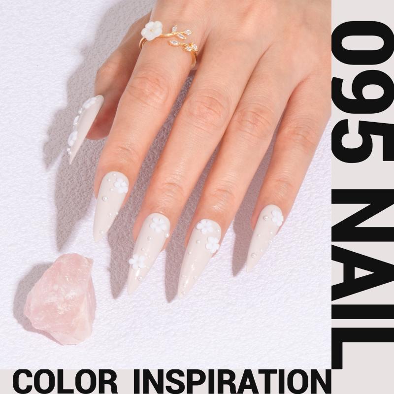 095 Glaze White - TPO-Free Thick Gel Nail Polish (15ml)