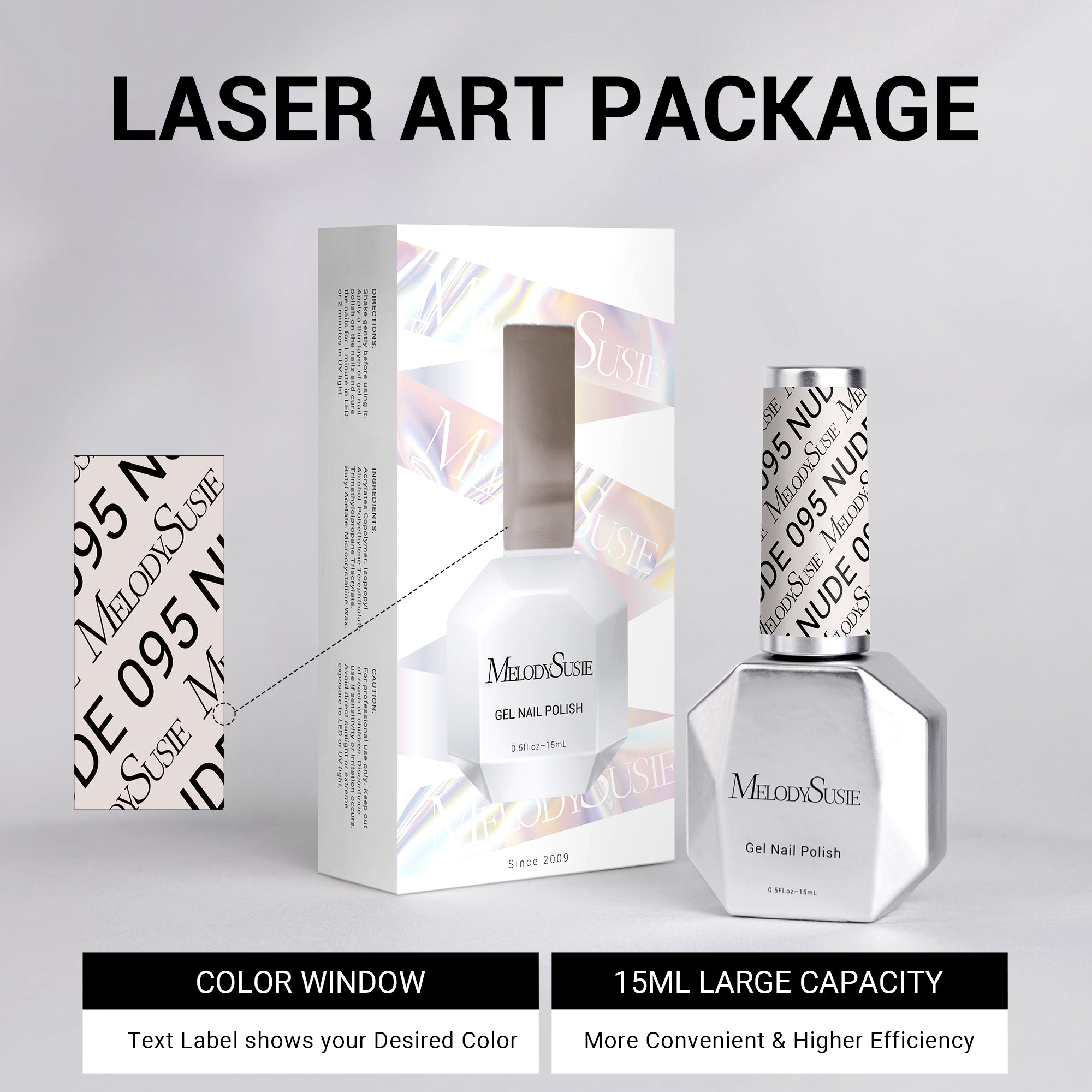 095 Glaze White - TPO-Free Thick Gel Nail Polish (15ml) - 图片6