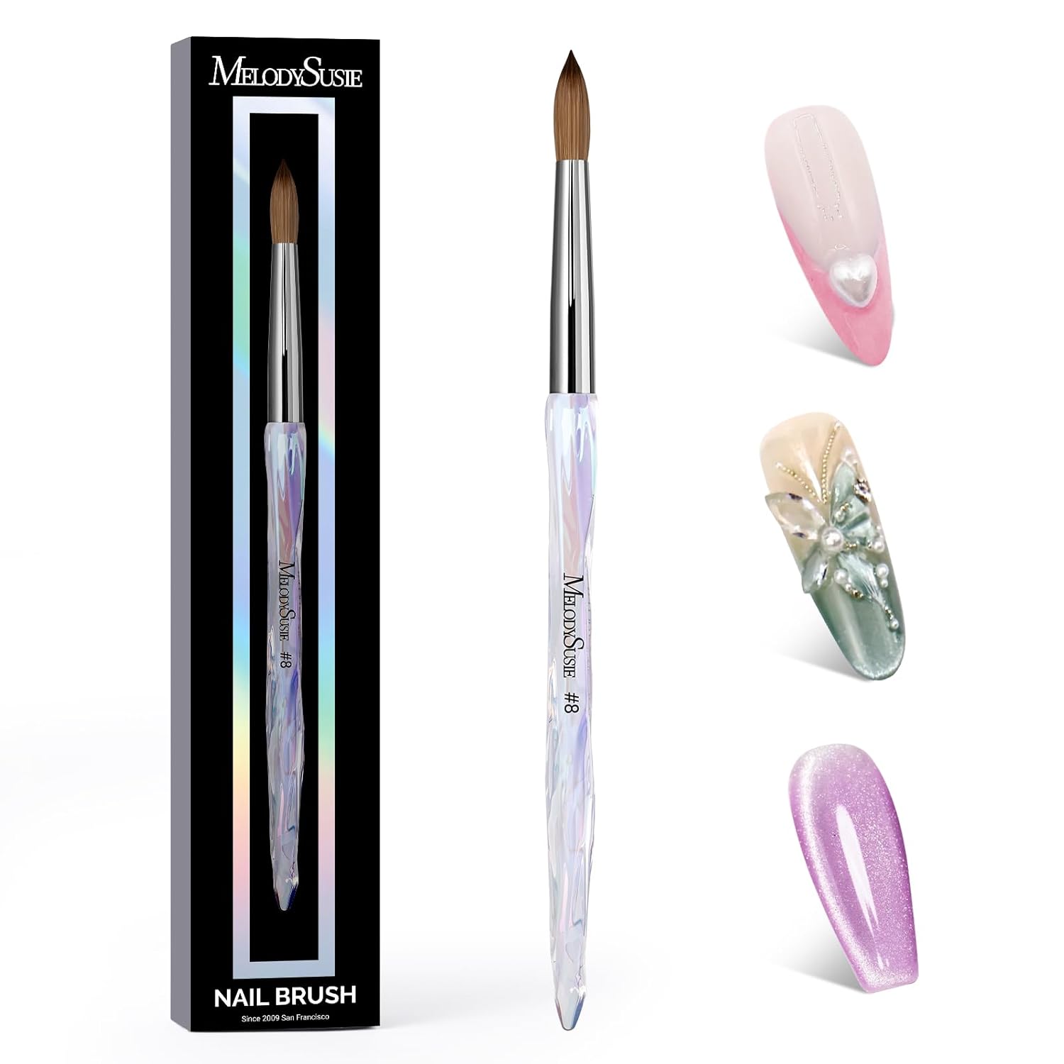 100% Kolinsky Acrylic Nail Brush