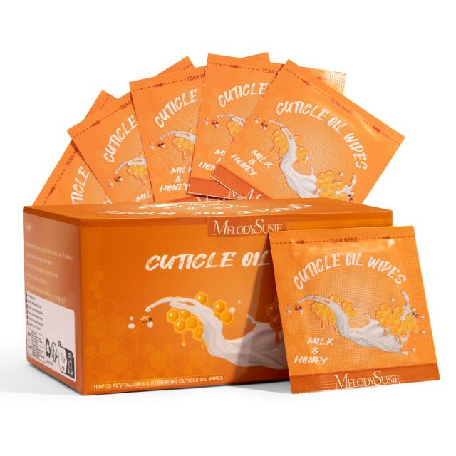100Pcs Mini Cuticle Oil Wipes