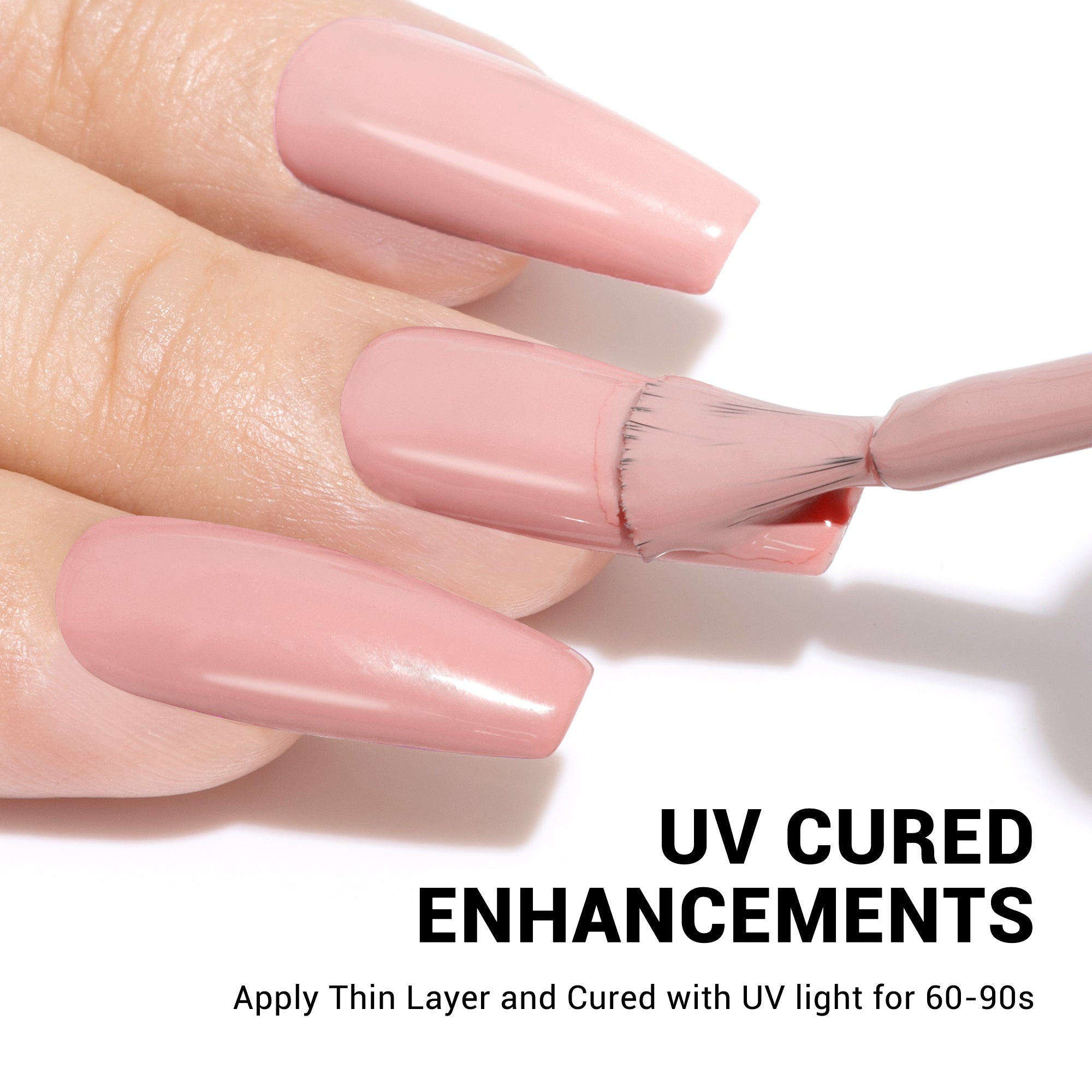 107 Knitted Almond Nude - TPO-Free Thick Gel Nail Polish(15ml) - 图片5