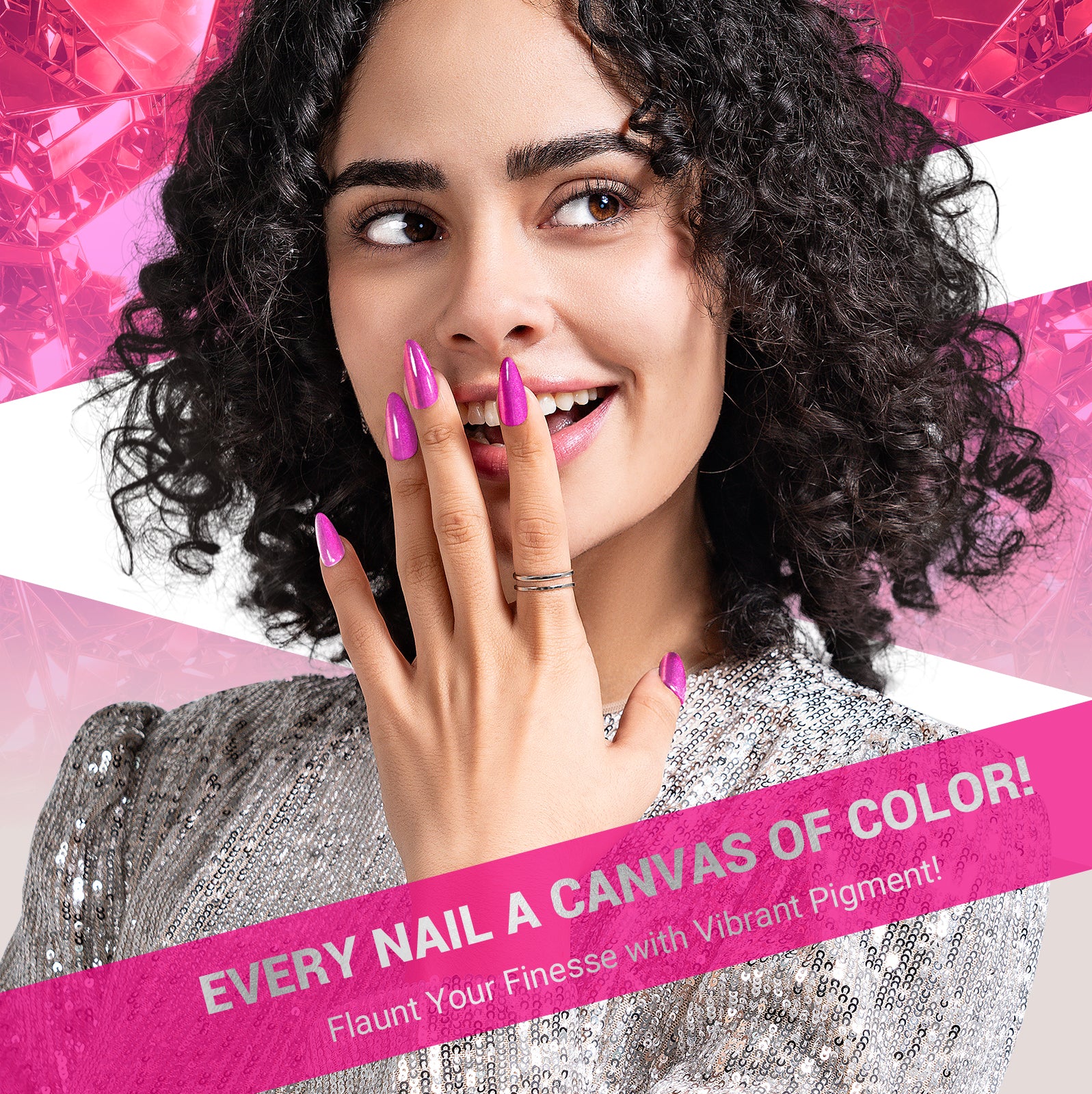 1073 Pink Neon Bliss - TPO-Free Thick Gel Nail Polish(15ml) - 图片4