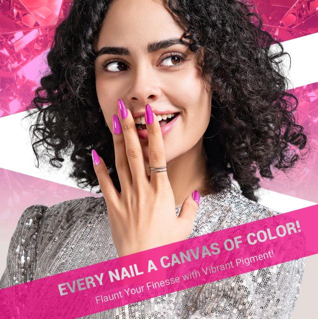 1073 Pink Neon Bliss - TPO-Free Thick Gel Nail Polish(15ml)