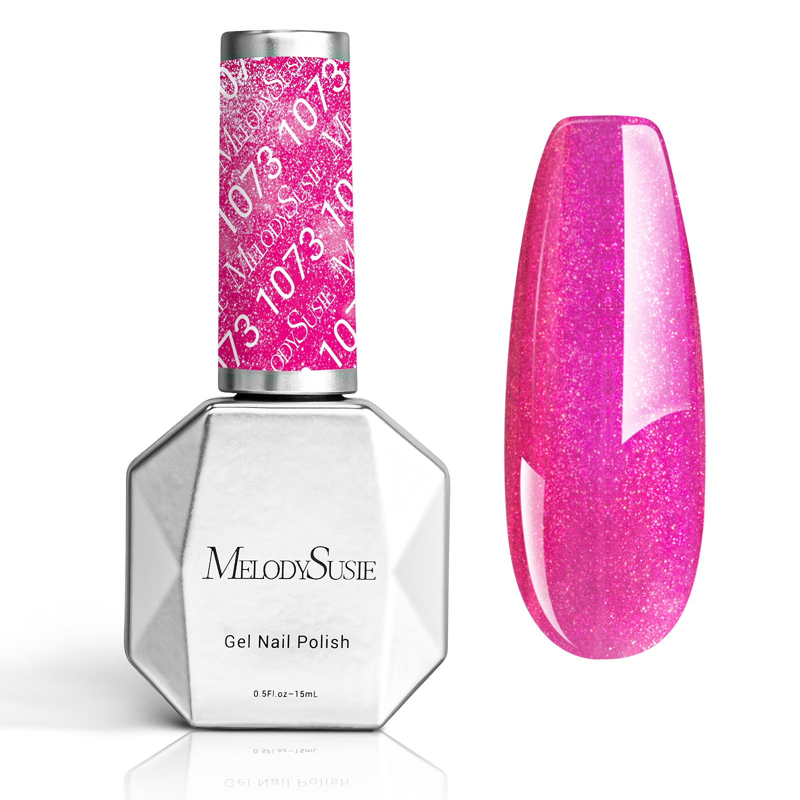 1073 Pink Neon Bliss - TPO-Free Thick Gel Nail Polish(15ml)
