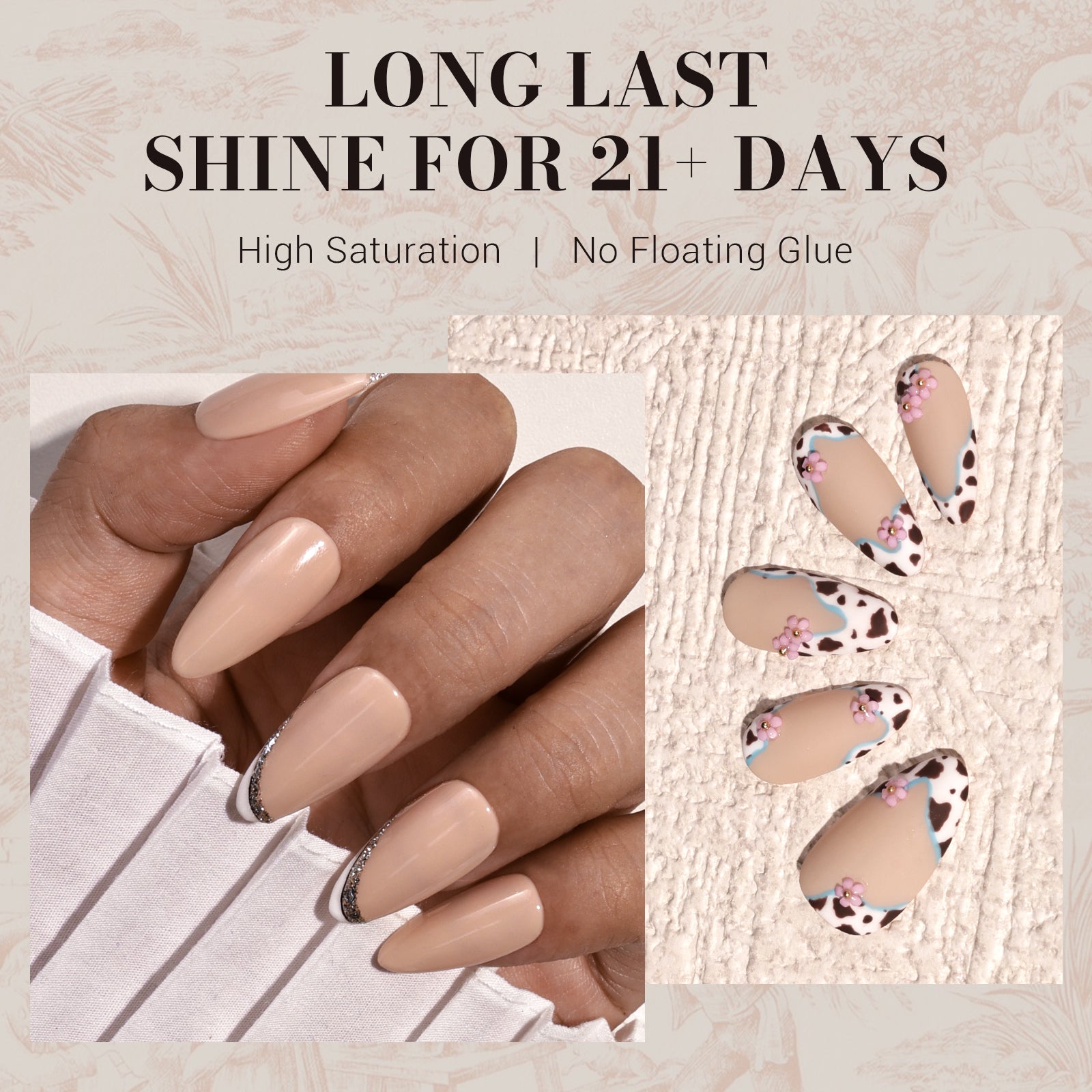 110 Sand Nude - TPO-Free Faster UV Curing Gel Nail Polish 0.5 fl oz/15ml - 图片4