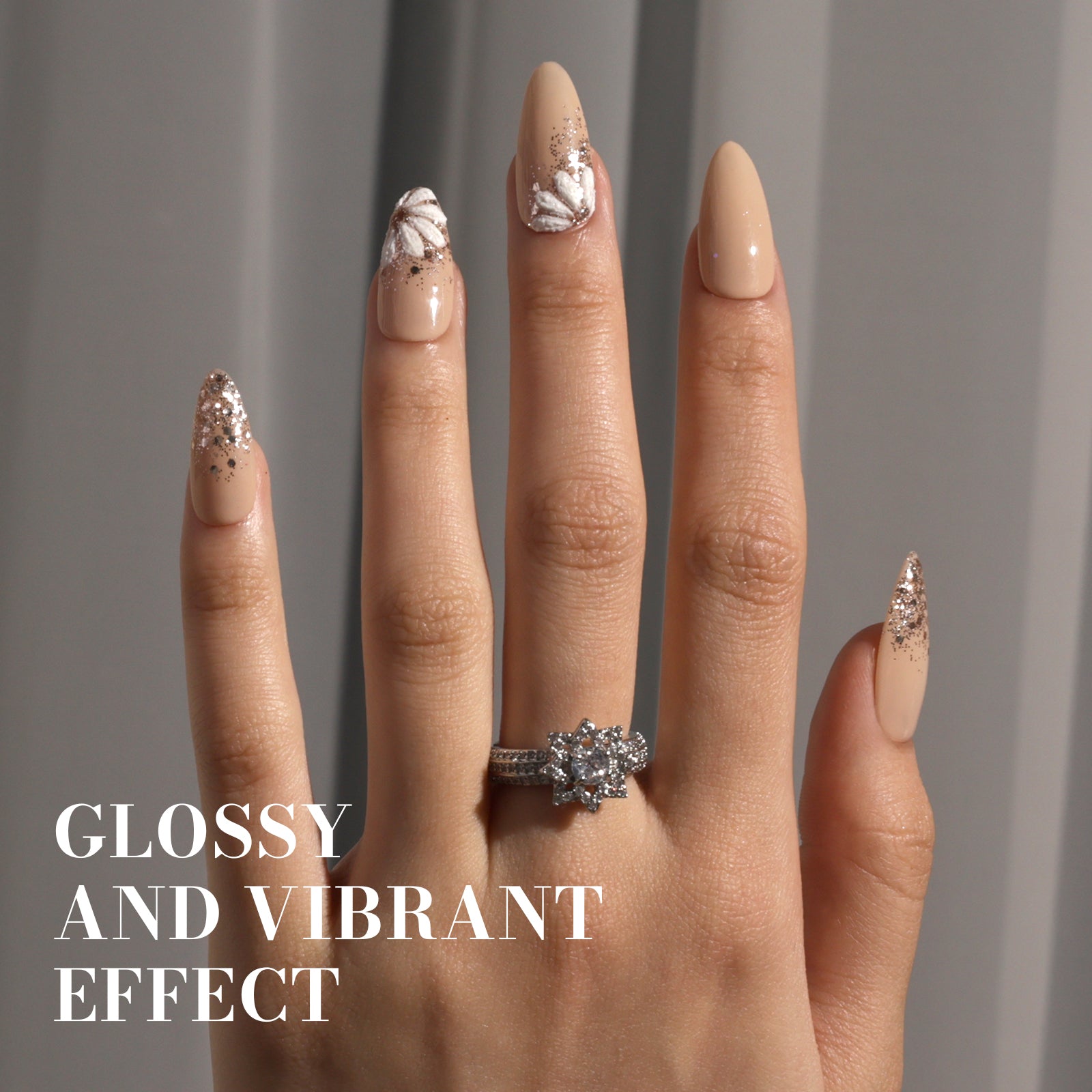 110 Sand Nude - TPO-Free Faster UV Curing Gel Nail Polish 0.5 fl oz/15ml - 图片5