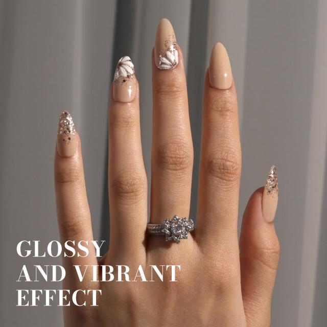 110 Sand Nude - TPO-Free Faster UV Curing Gel Nail Polish 0.5 fl oz/15ml