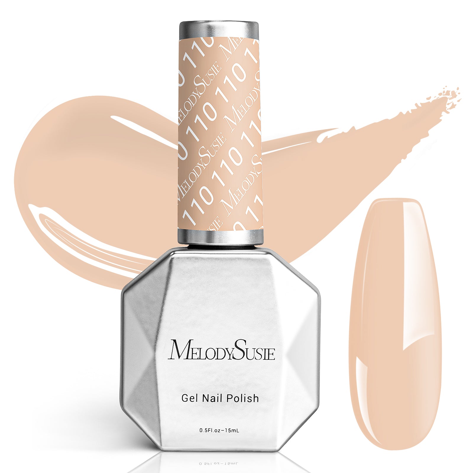 110 Sand Nude - TPO-Free Faster UV Curing Gel Nail Polish 0.5 fl oz/15ml