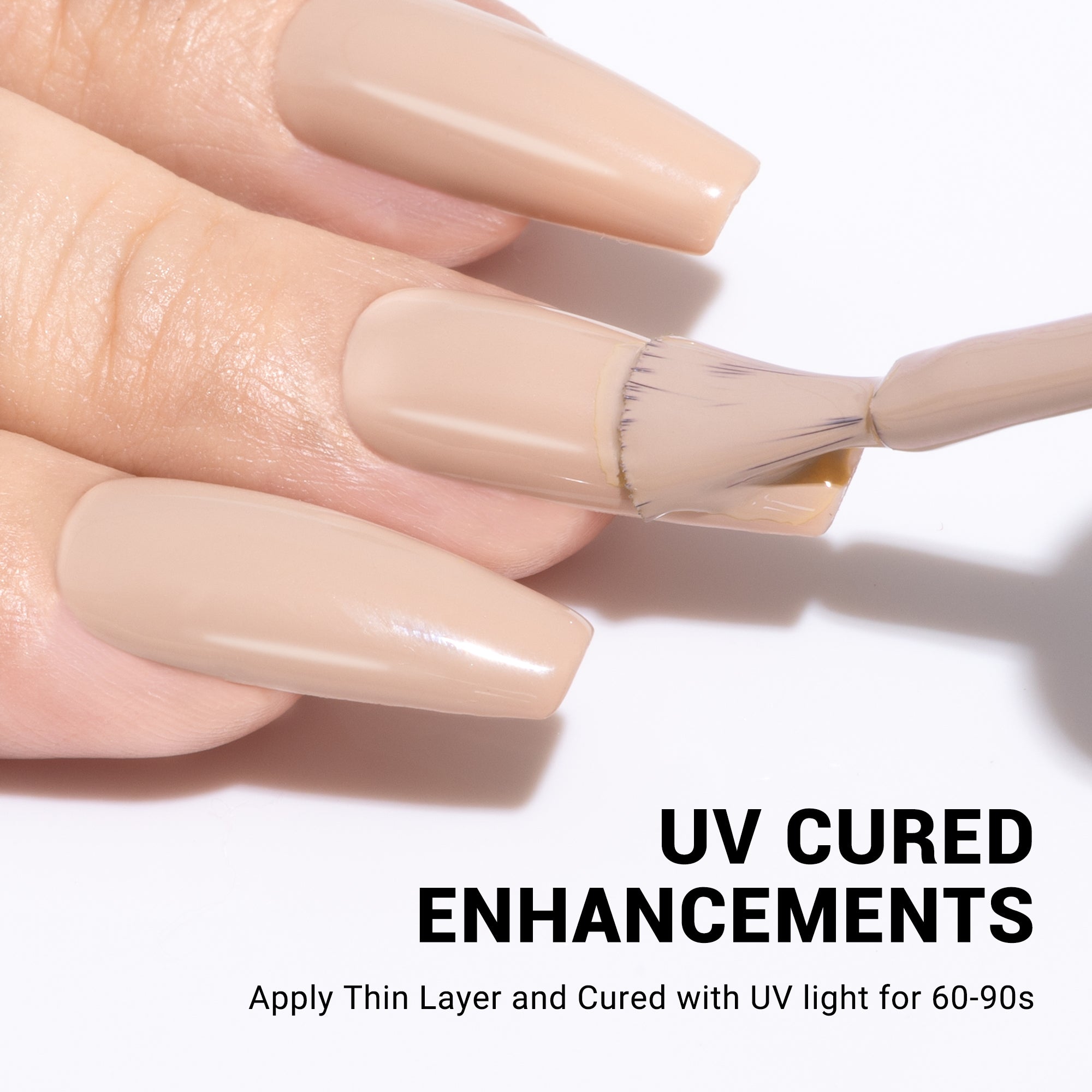 110 Sand Nude - TPO-Free Thick Gel Nail Polish(15ml) - 图片3