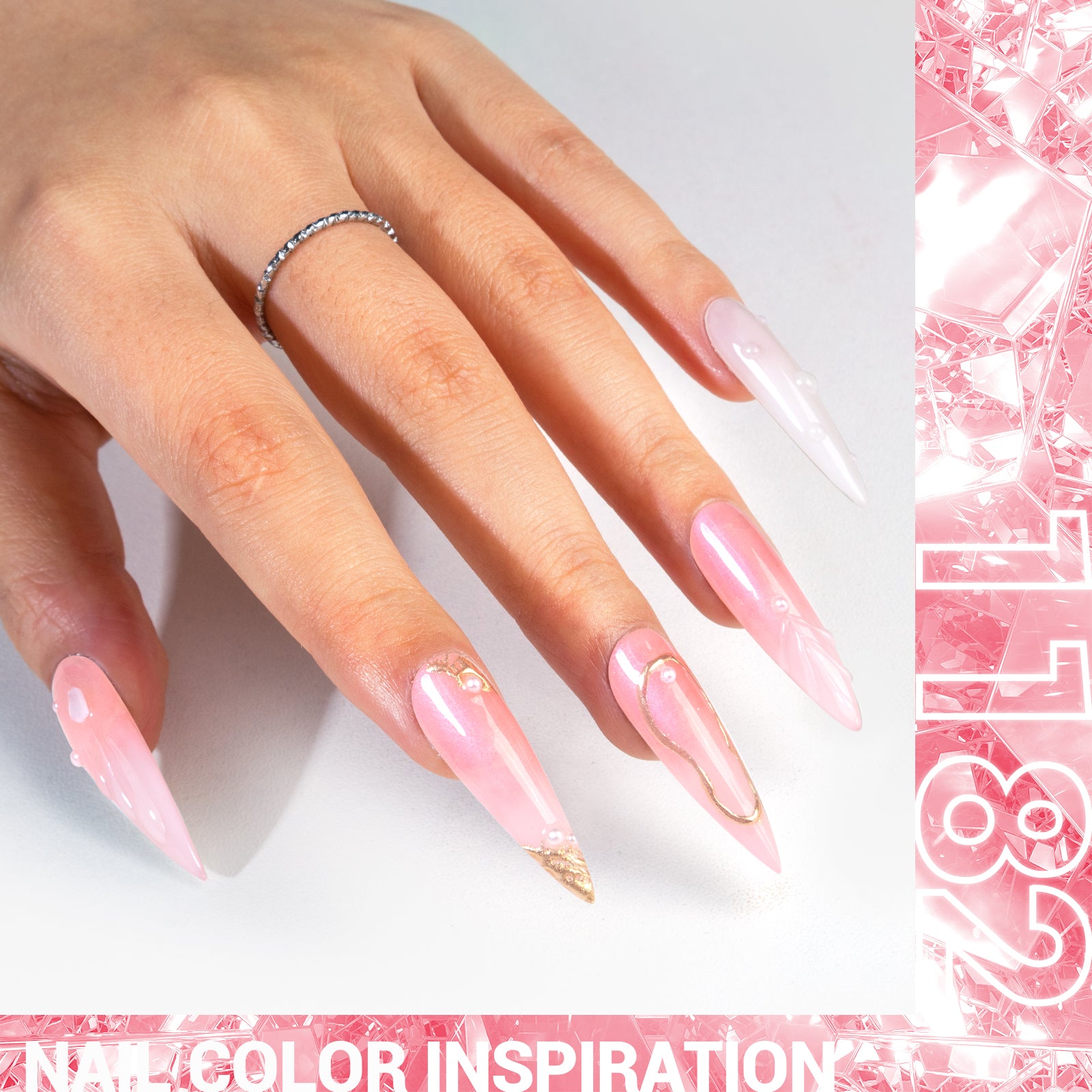 1182 Electric Pink Neon - TPO-Free Thick Gel Nail Polish(15ml) - 图片2