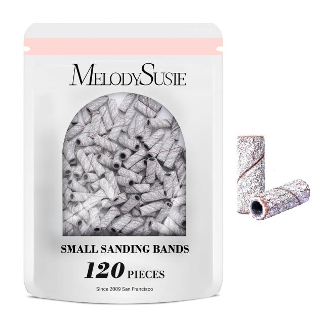 120Pcs Small Sanding Bands for 3.1mm Mandrel Bit  (Only Sanding Bands)