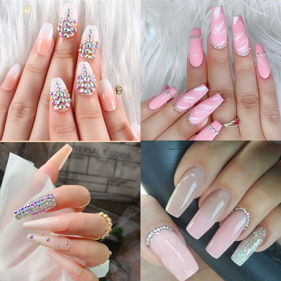 1440Pcs Mermaid Nail Rhinestones - 图片7