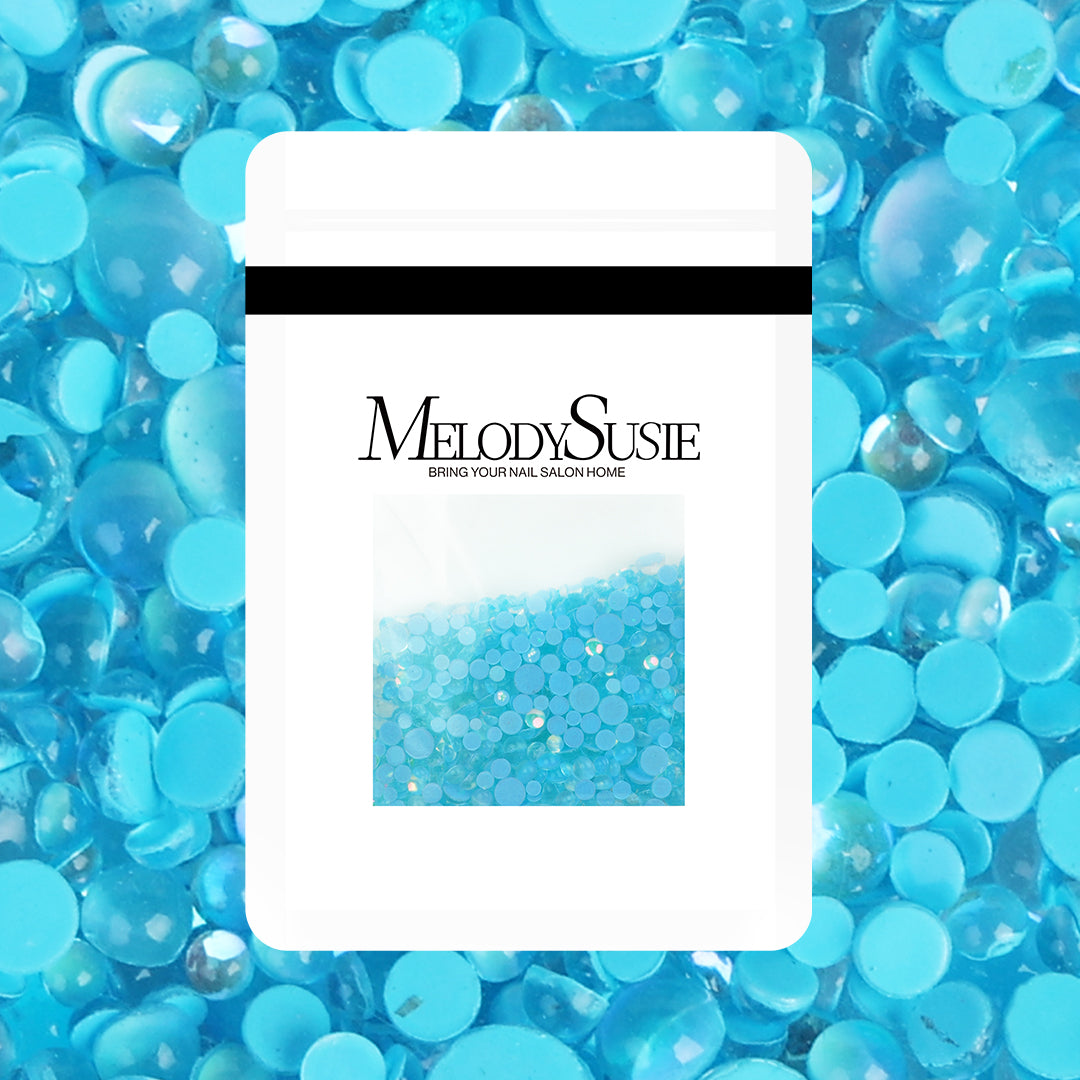 1440Pcs Mermaid Nail Rhinestones - 图片4