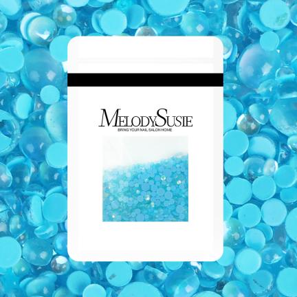 1440Pcs Mermaid Nail Rhinestones