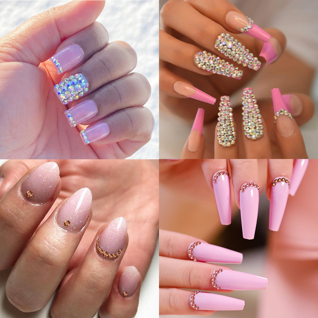 1440Pcs Multi-faceted Nail Rhinestones - 图片7