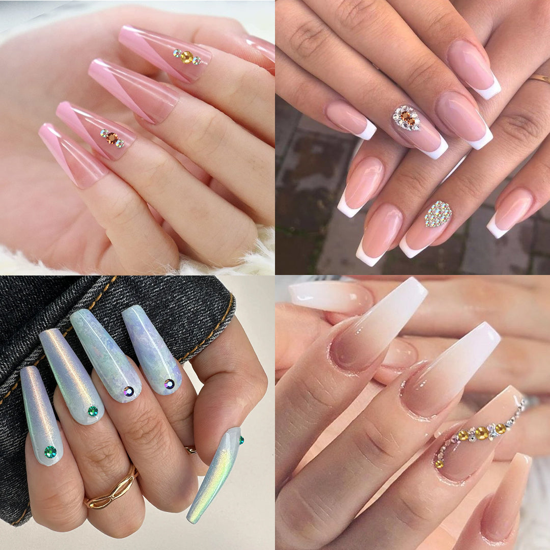 1440Pcs Multi-faceted Nail Rhinestones - 图片8