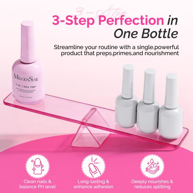 15ml Nail Dehydrator & Primer & Gel Essentials