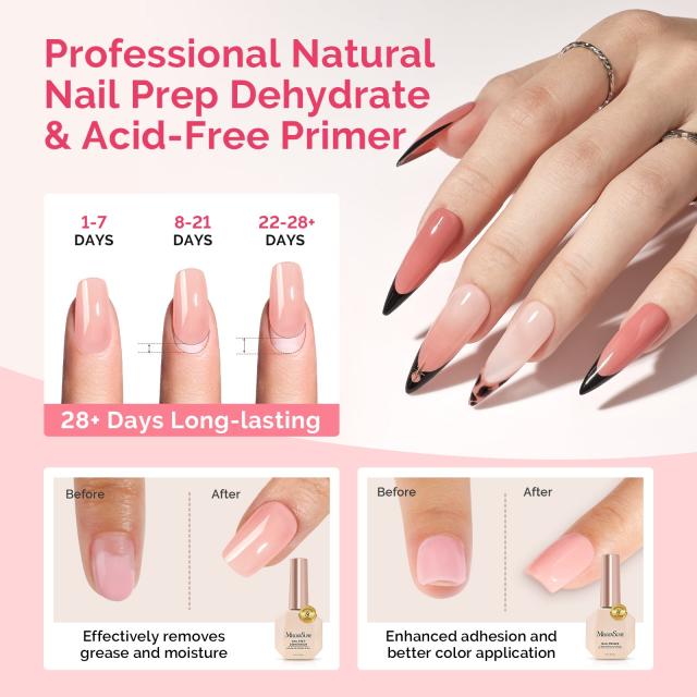 15ml Nail Dehydrator & Primer & Gel Essentials