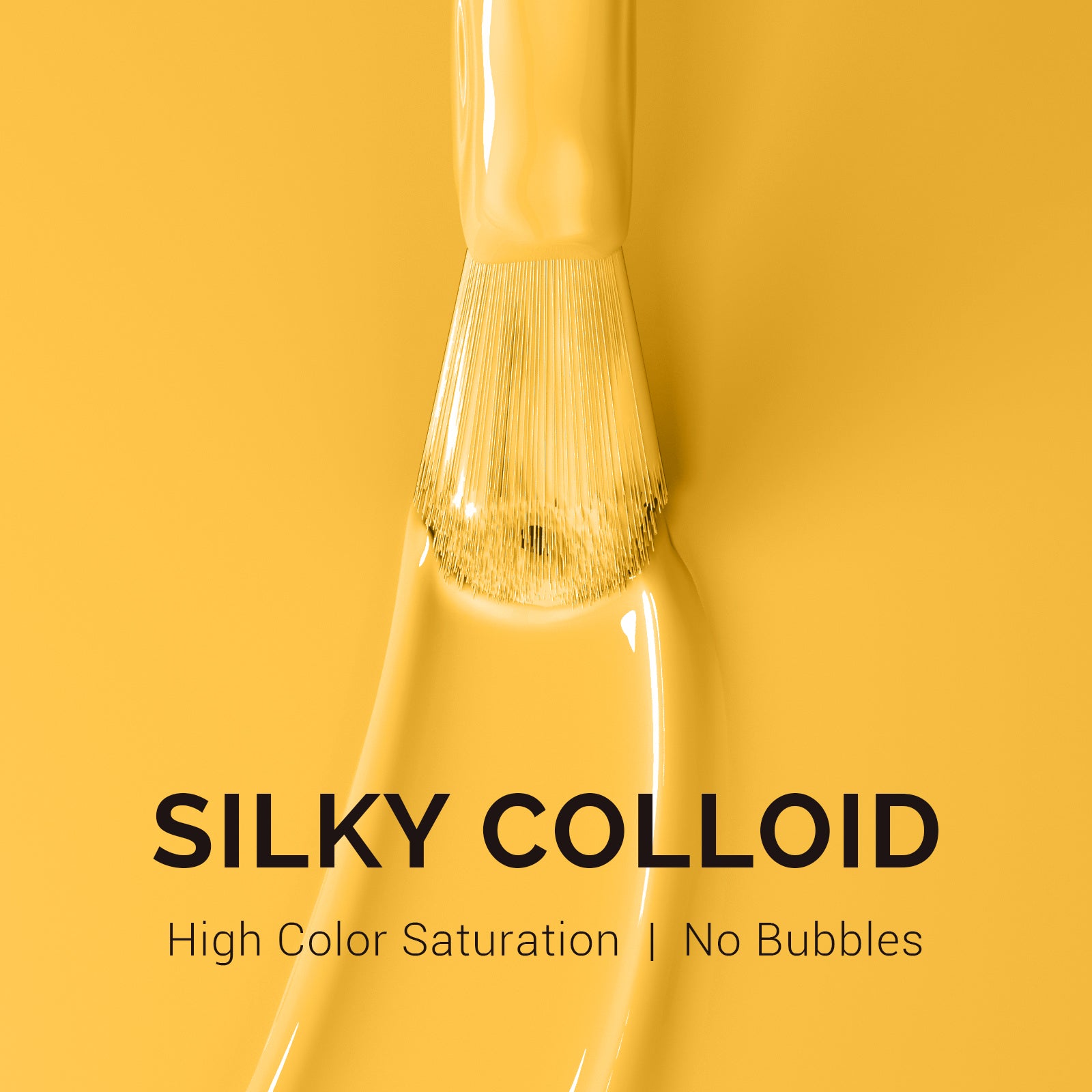 1644 Autumn Leaf Yellow - TPO-Free Faster UV Curing Gel Nail Polish(15ml) - 图片2