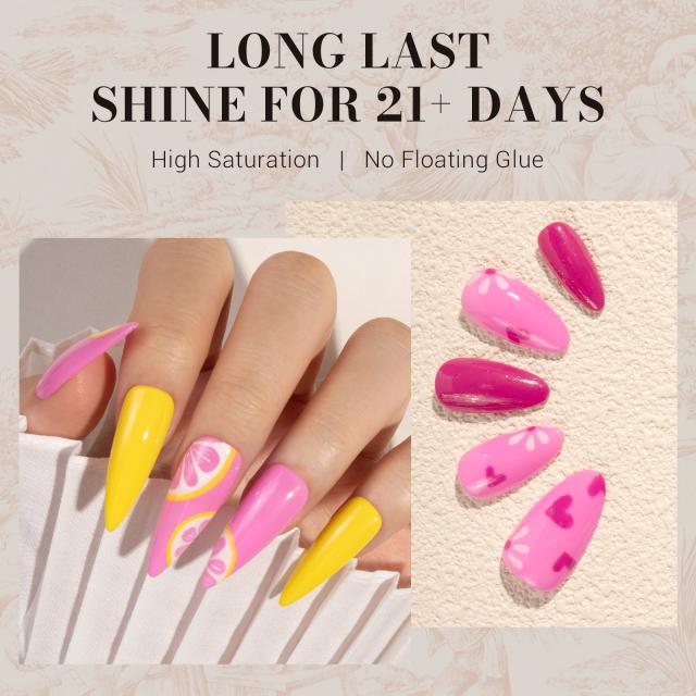 1646 Pink - TPO-Free Faster UV Curing Gel Nail Polish 0.5 fl oz/15ml