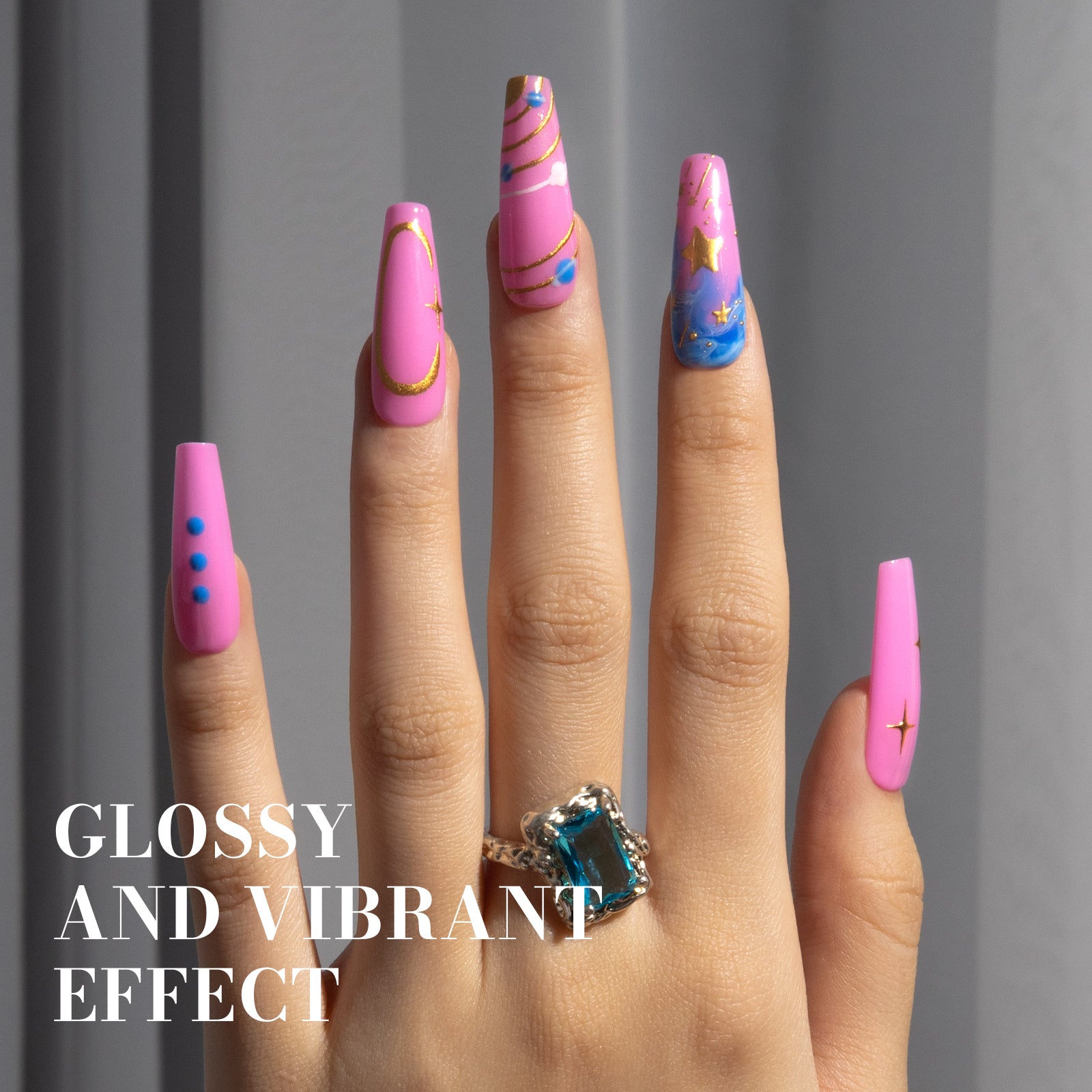 1646 Pink - TPO-Free Faster UV Curing Gel Nail Polish 0.5 fl oz/15ml - 图片5