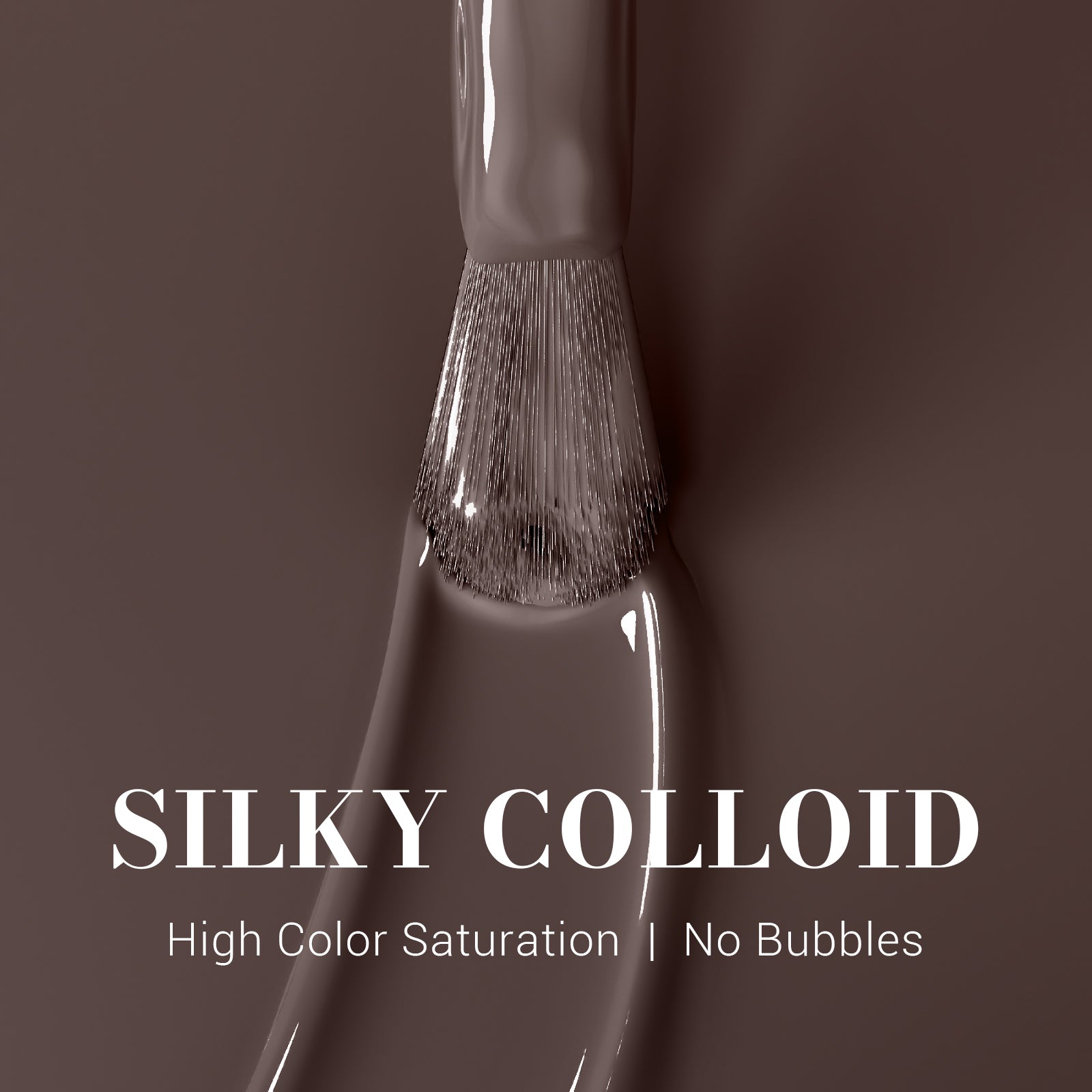 1647 Gray Brown - TPO-Free Faster UV Curing Gel Nail Polish 0.5 fl oz/15ml - 图片2