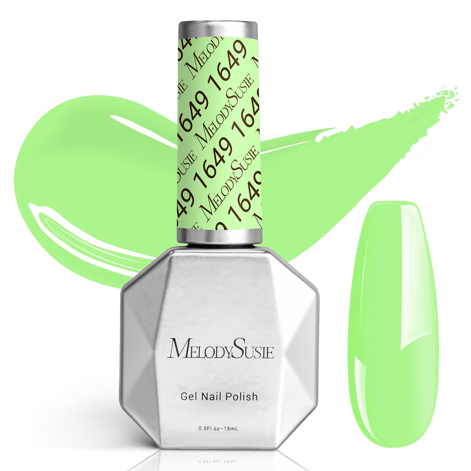 1649 Lime Green - TPO-Free Faster UV Curing Gel Nail Polish(15ml)
