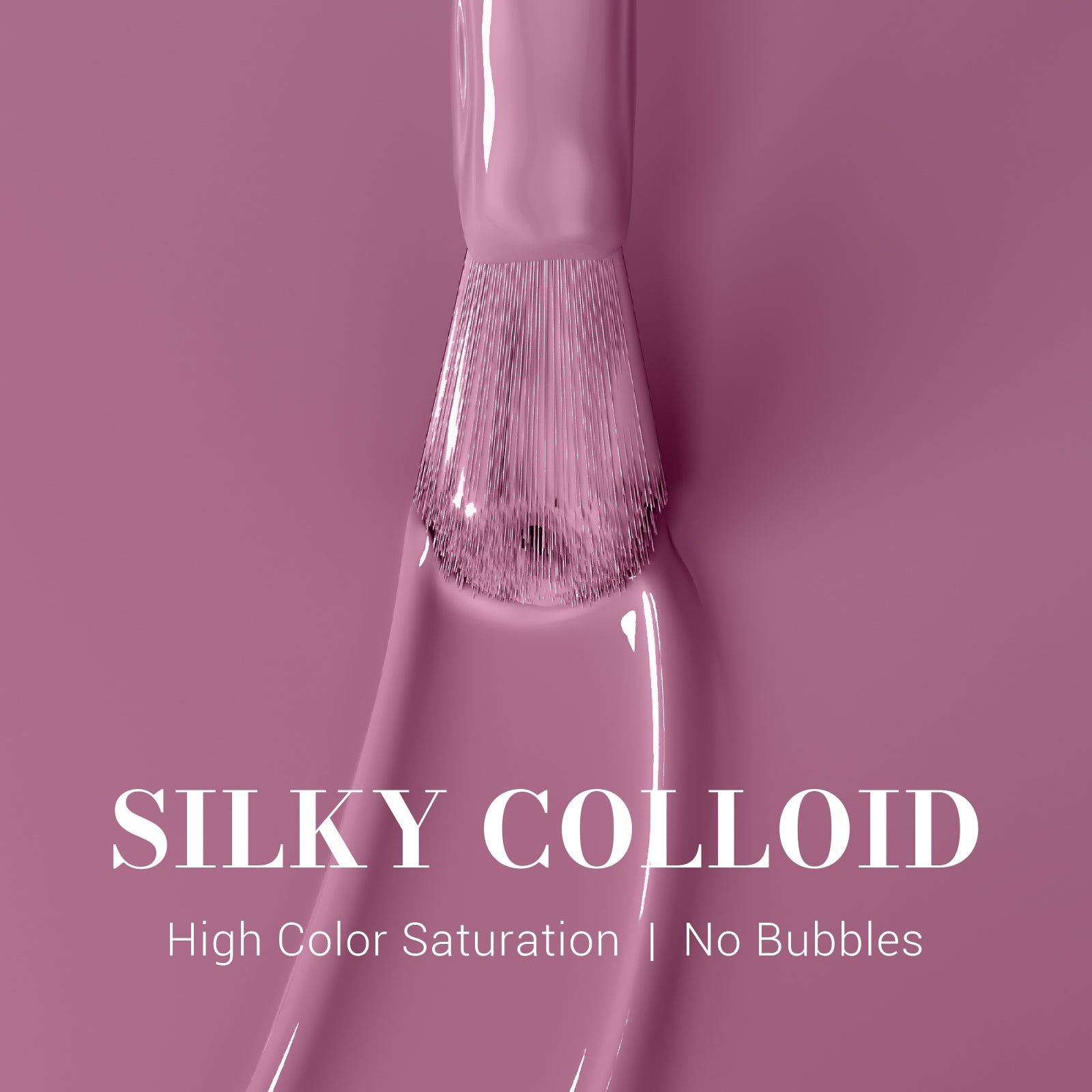 1650 Gray Purple - TPO-Free Faster UV Curing Gel Nail Polish 0.5 fl oz/15ml - 图片2