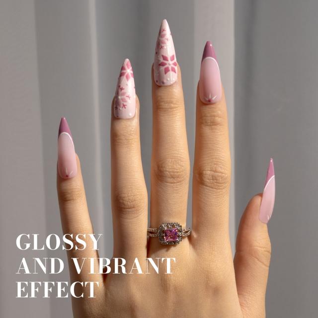 1650 Gray Purple - TPO-Free Faster UV Curing Gel Nail Polish 0.5 fl oz/15ml