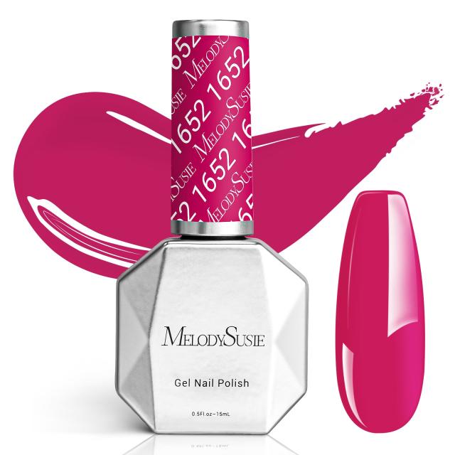 1652 Berry Wine Red - TPO-Free Faster UV Curing Gel Nail Polish(15ml)