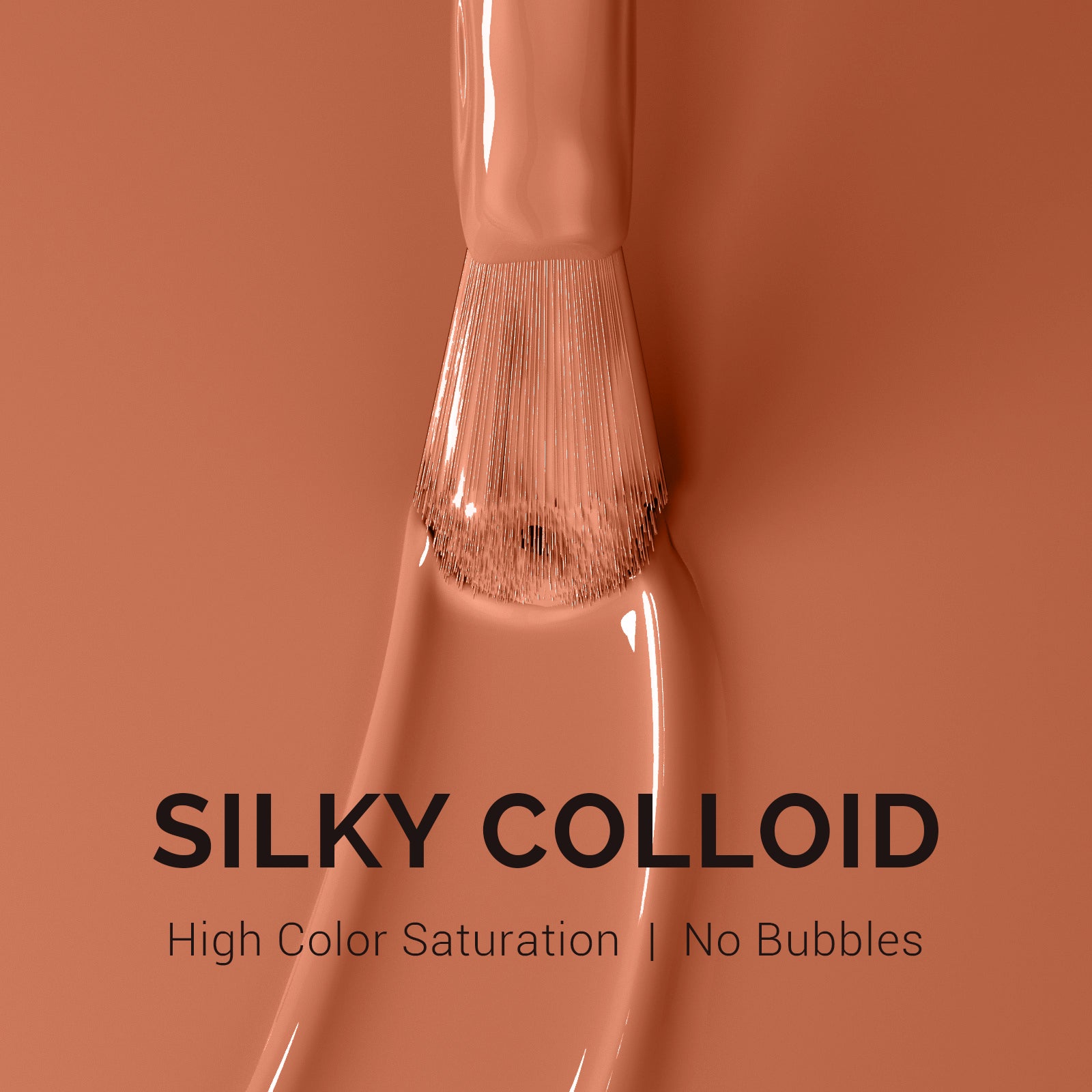 1654 Candied Brown - TPO-Free Faster UV Curing Gel Nail Polish(15ml) - 图片2