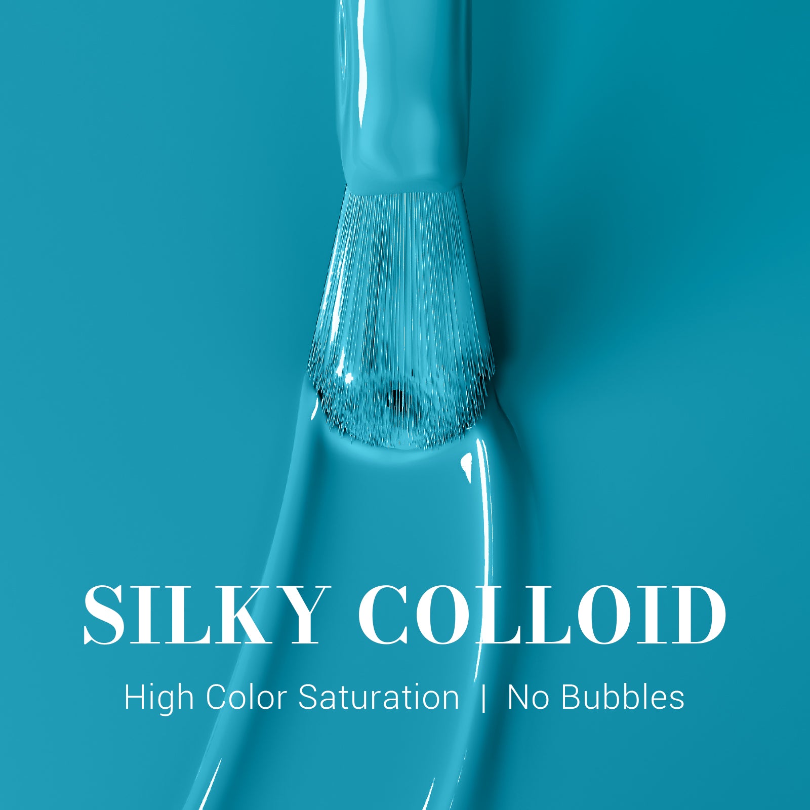 1655 Cerulean Blue - TPO-Free Faster UV Curing Gel Nail Polish(15ml) - 图片2