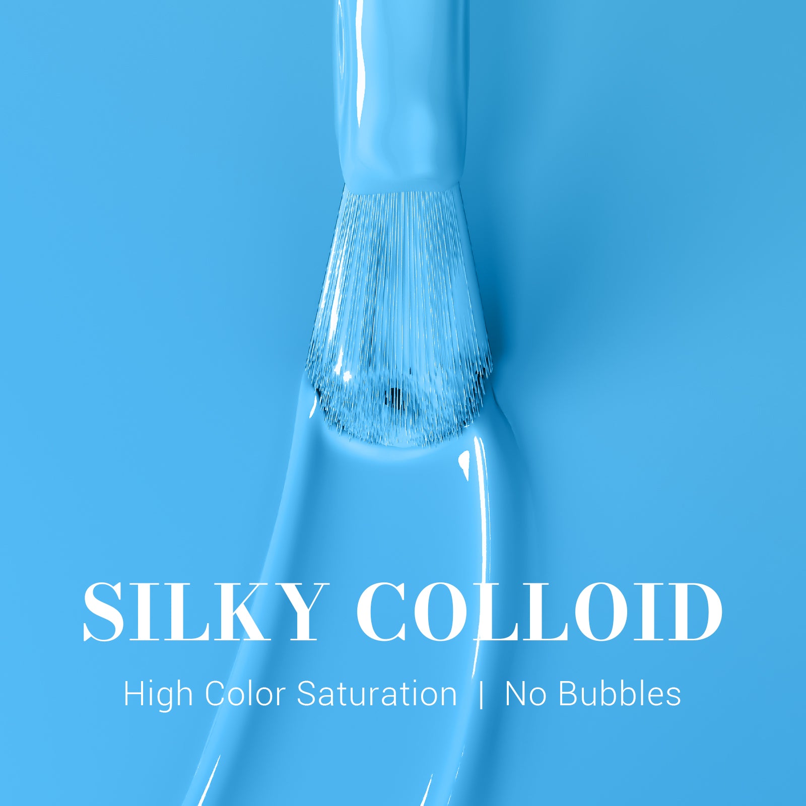 1656 Clear Sky Blue - TPO-Free Faster UV Curing Gel Nail Polish(15ml) - 图片2