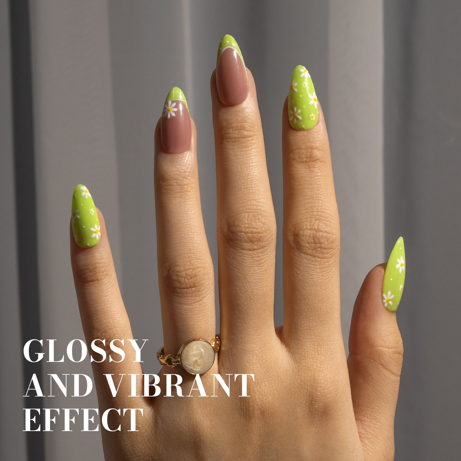 1658 Apple Green - TPO-Free Faster UV Curing Gel Nail Polish(15ml) - 图片5