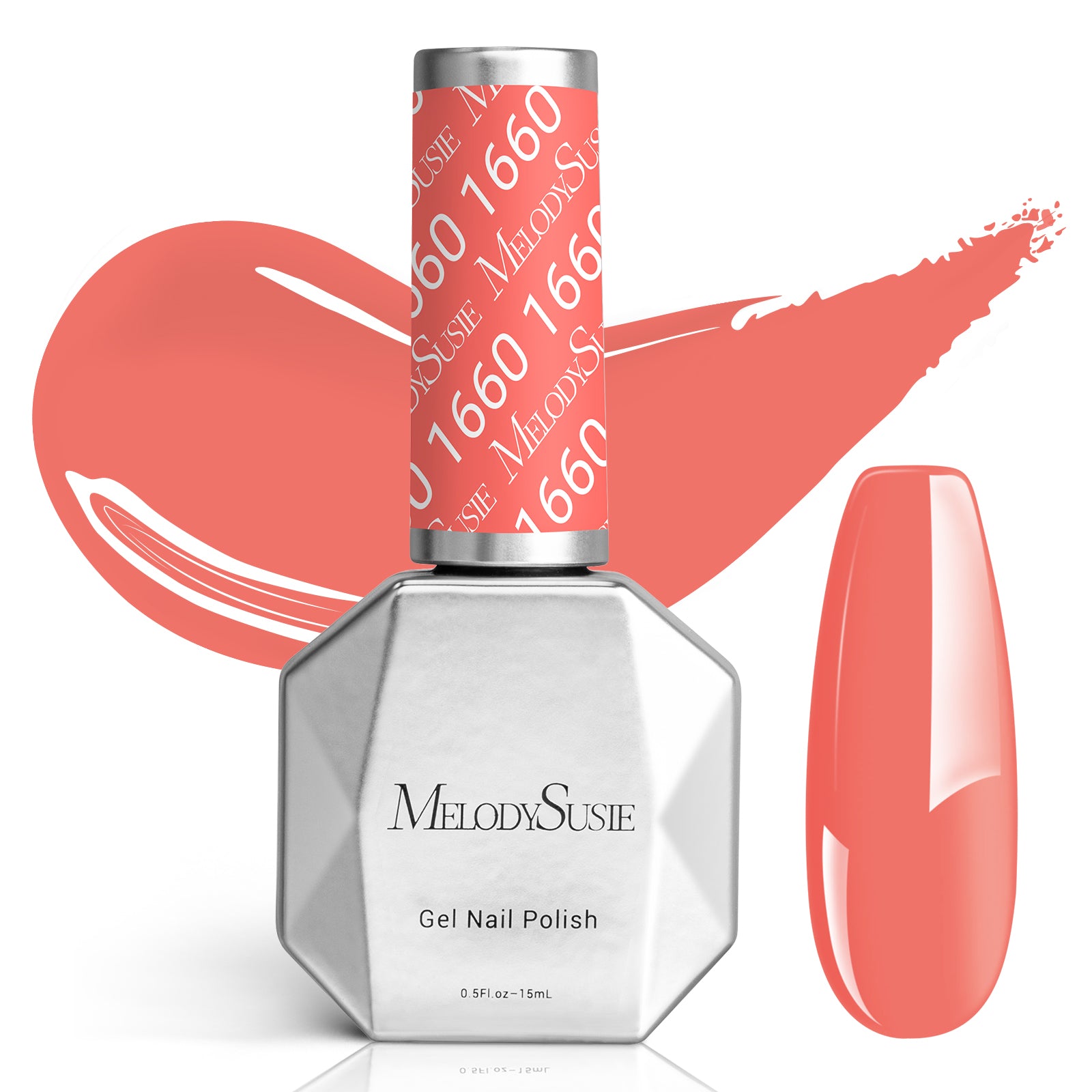 1660 Pink - TPO-Free Faster UV Curing Gel Nail Polish 0.5 fl oz/15ml