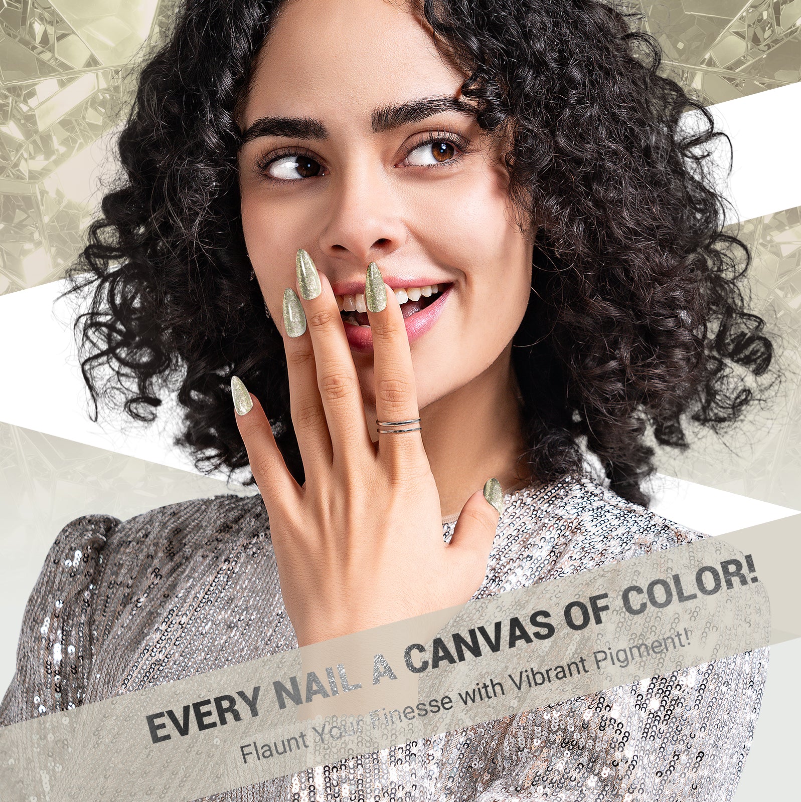 1663 Sparkling Waves - TPO-Free Thick Gel Nail Polish(15ml) - 图片4