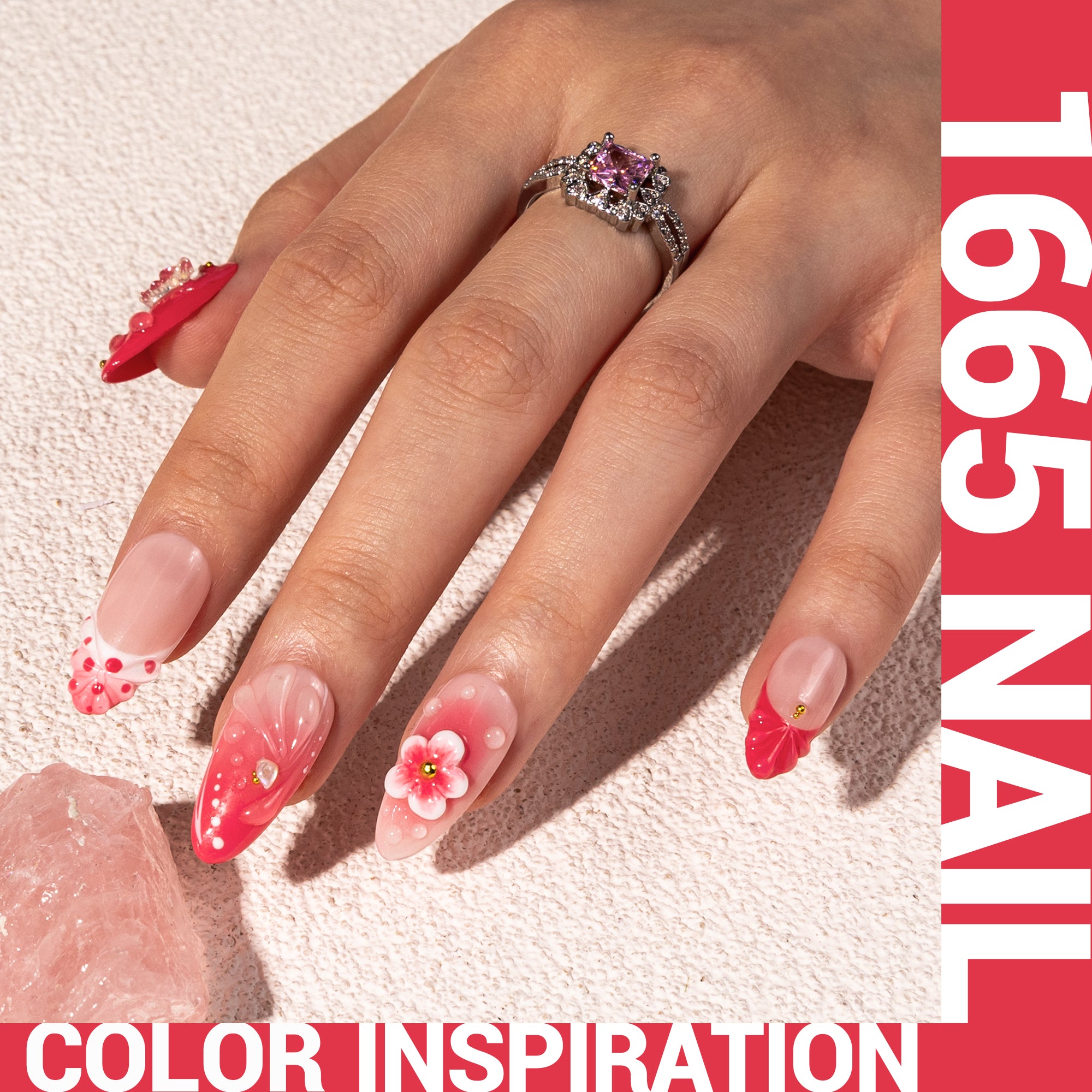 1665 Raspberry Red - TPO-Free Thick Gel Nail Polish(15ml) - 图片2