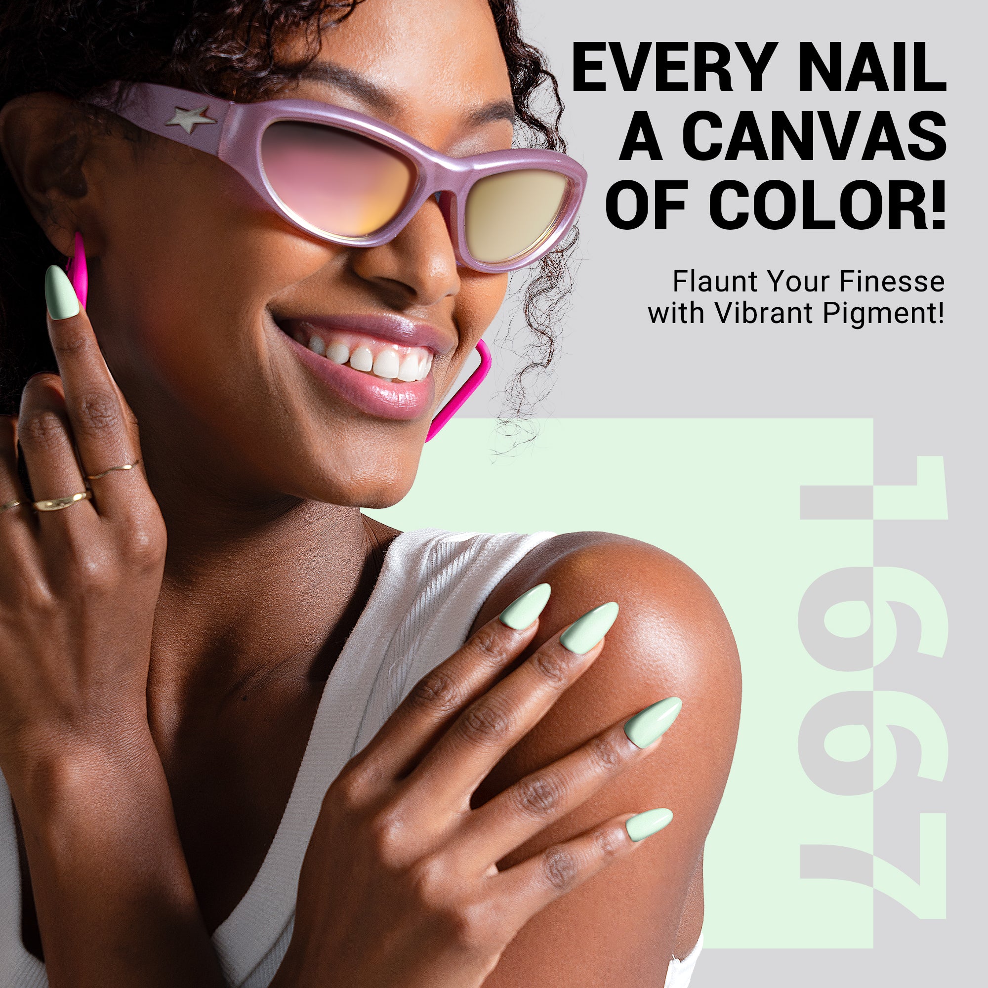 1667 Golf Green - TPO-Free Thick Gel Nail Polish(15ml) - 图片4