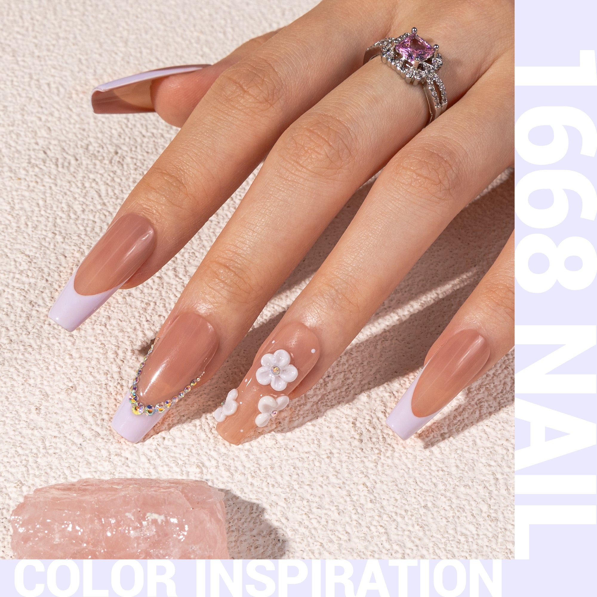 1668 Tennis Purple - TPO-Free Thick Gel Nail Polish(15ml) - 图片2