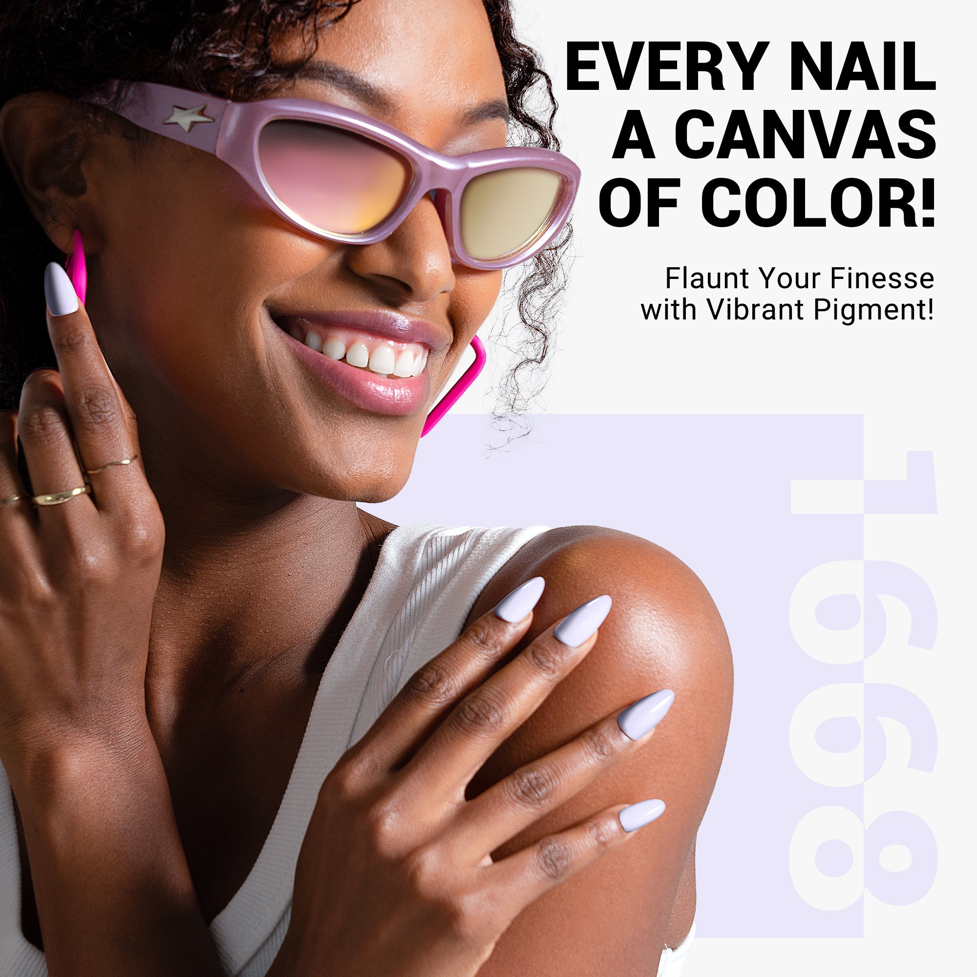 1668 Tennis Purple - TPO-Free Thick Gel Nail Polish(15ml) - 图片4