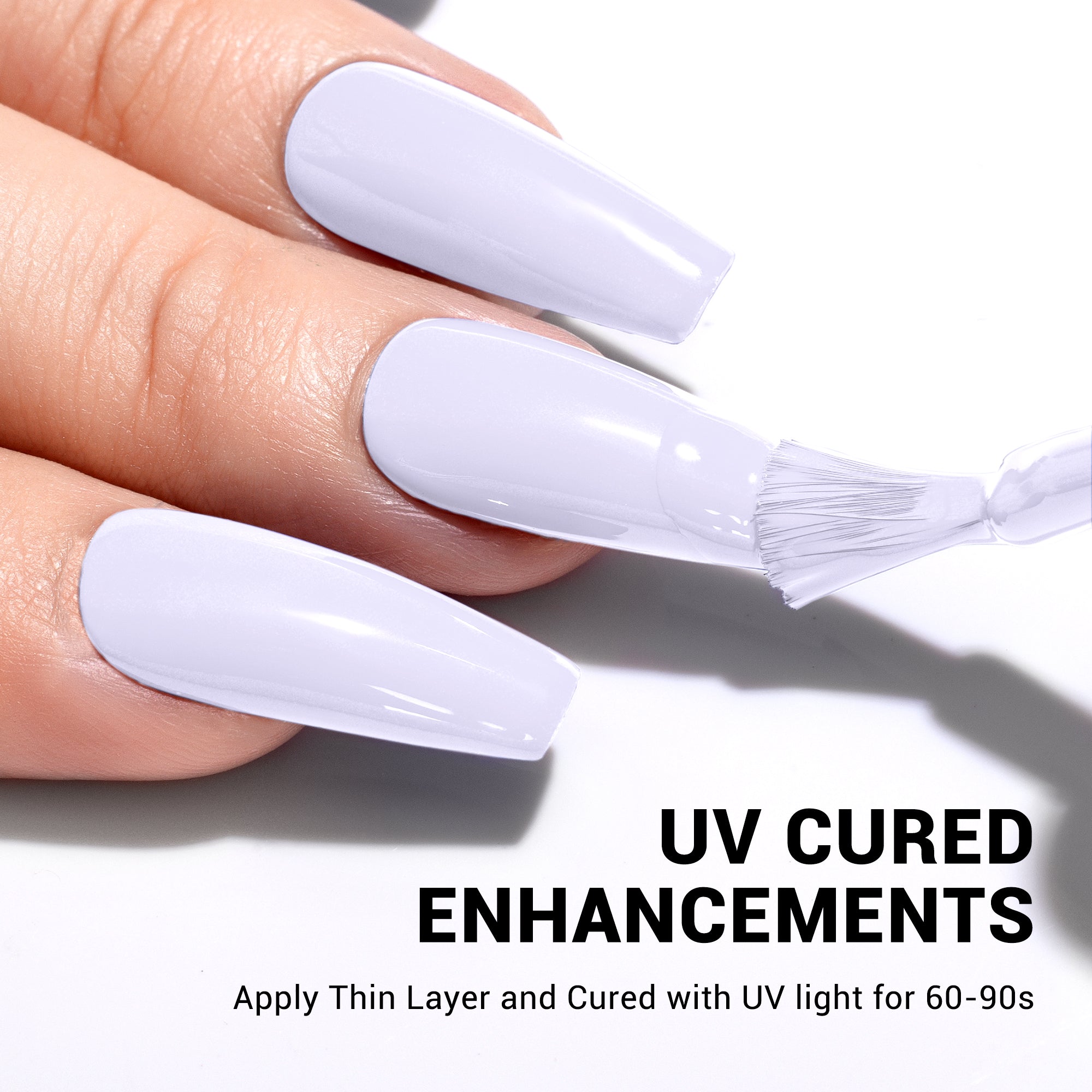 1668 Tennis Purple - TPO-Free Thick Gel Nail Polish(15ml) - 图片5